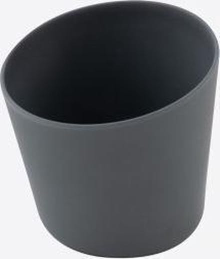 Point-Virgule kruidenpot uit bamboevezel donkergrijs by MF Ø 10.7cm H 14.2cm