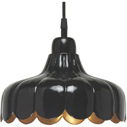 PR Home hanglamp Wells Small zwart/goud Ø 24 cm stekker