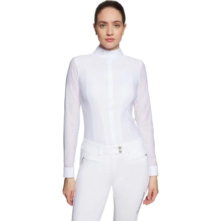 Samshield Marina Wedstrijdshirt Lange Mouwen Dames XS Wit