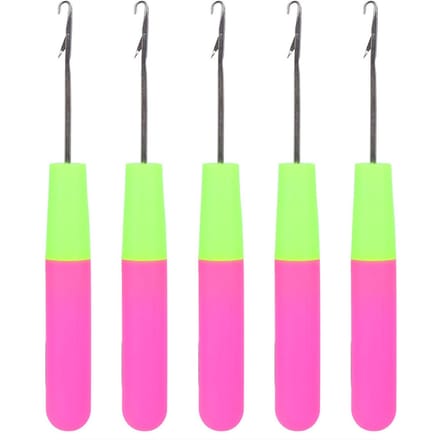 Haaknaalden voor Latch Hook Haarextensions Vlechten Handwerk Vaardigheid Gereedschapsset M green