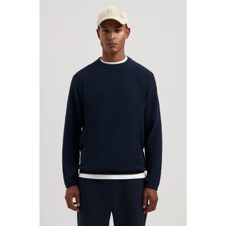 Dstrezzed Ds-chenille Crewneck Dk. Navy Größe: S | Pullover Outlet | Herren | Blau