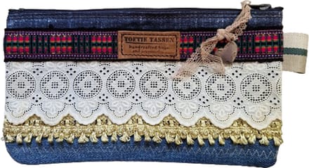 Toetie & Zo - Etui - Bohemian - Ibiza style - Kant - Mobieltas - Makeuptas