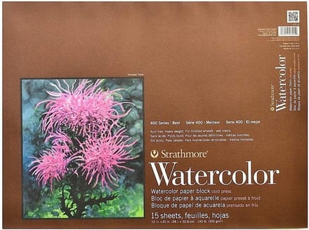 Aquarelblok 38x50 cm - 150 lbs/300 g/m² - Wit Papier voor Waterverf