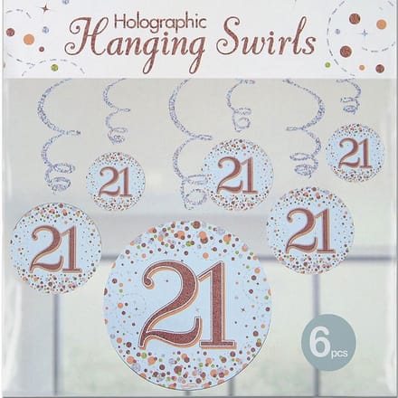 Oaktree - Swirls Sparkling Rose Gold - 21 jaar