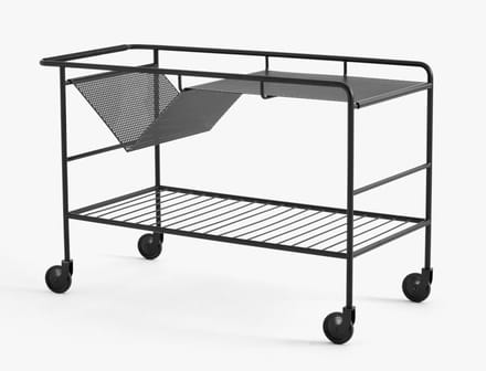 &Tradition Alima NDS1 Trolley - black - walnut