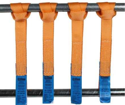 4 riemlussen dubbele lus spanband voor motorfiets motorspanband TWISTED ORANGE