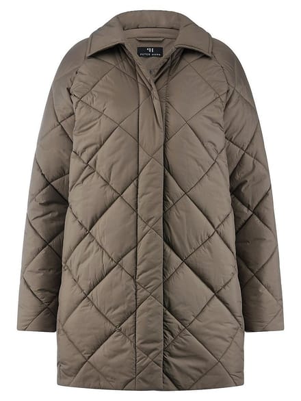 Gewatteerde jas Van Peter Hahn beige