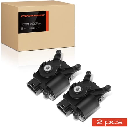 Frankberg 2x stelmotor mengklep airco voor VW Golf 5 6 Audi