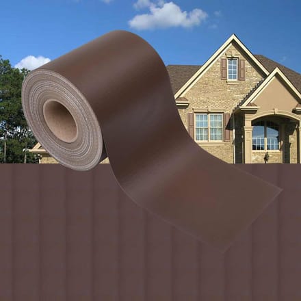 vidaXL - Privacystrip - 70x0,19 - m - PVC - bruin