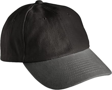 Myrtle Beach Volwassenen Unisex 6 Panel Raver Cap (Zwart/Koolgrijs)