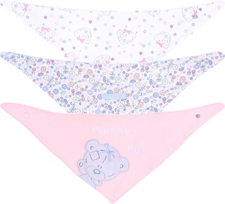 3x Abrikooswit slabbetje met teddybeer