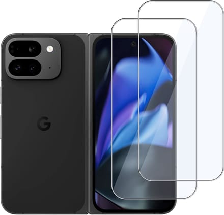 2x Screenprotector geschikt voor Google Pixel 9 Pro Fold Screenprotector – Gehard Glas - Proteqt+