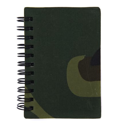 Notitieboek A7 woodland camo