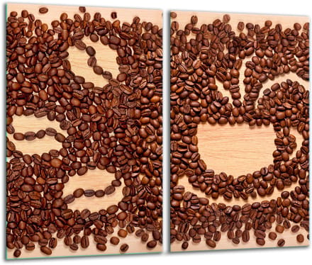 TMK ArtDeko Serie - Glas Snijplank - 2x 30x52 cm - Inductie