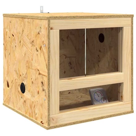 vidaXL Terrarium Bruin 40 x 40 x 40 cm OSB