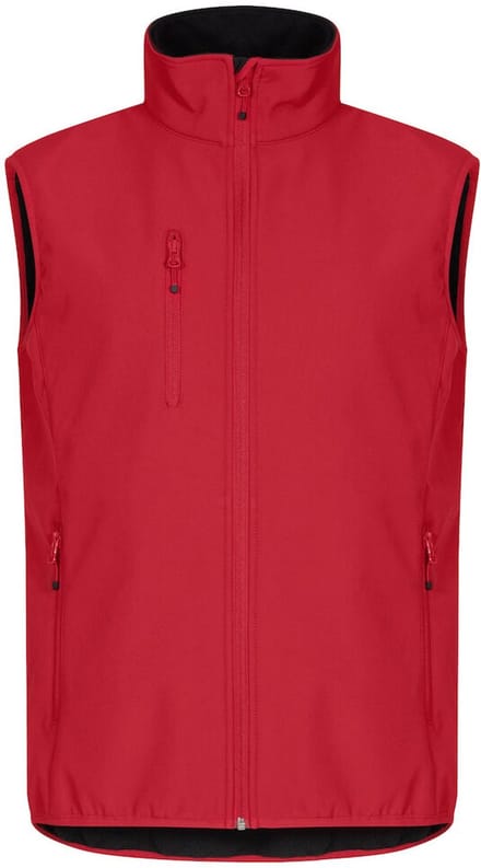 Clique Classic Softshell Vest 0200911 - Rood - XXL