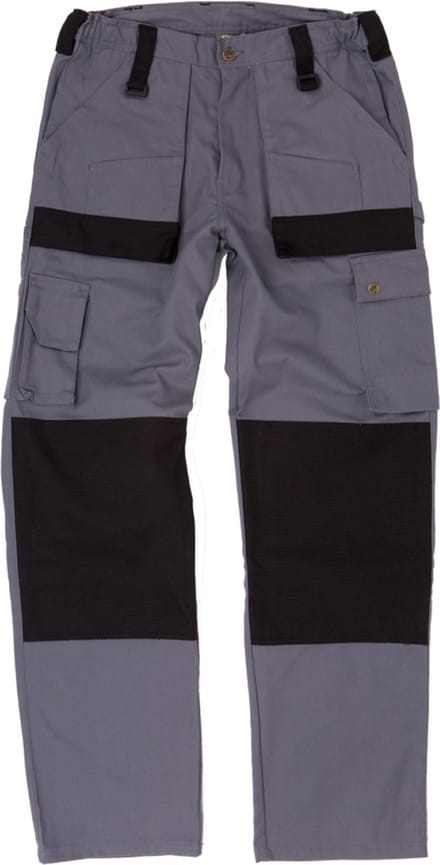 Werkbroek Safeworker Tigris grijs/zwart maat 54