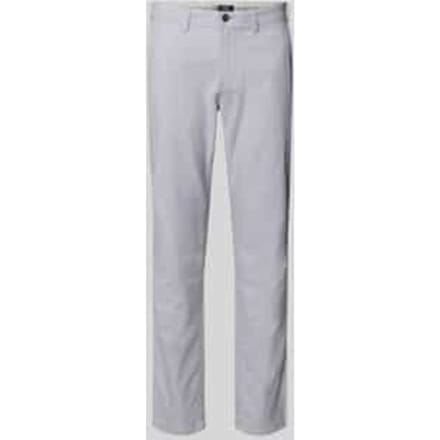 Slim fit stoffen broek met Franse steekzakken