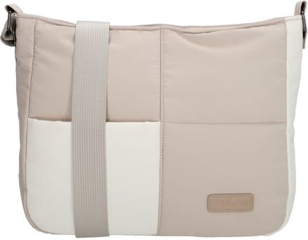 Beagles Calvia Duo Crossbodytas - Schoudertas - Dames - Crossover - Lichttaupe