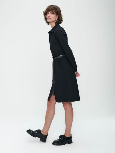 Dress Nico Easy Wear | Black - Black / S