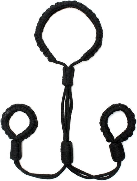 Nooitmeersaai - Katoenen halsband en handboeien set