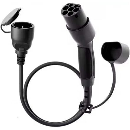 Akyga AK-SC-E28 Laadkabeladapter [1x Type 2 (IEC 62196-2) stekker - 1x Randaarde stopcontact] 60 cm