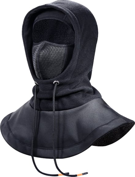 Somstyle Luxe Bivakmuts - Winddichte Balaclava met Capuchon - Ski Masker - Nekwarmer - Zwart