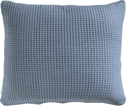 Heckettlane Wafel Kussensloop - Blauw - 60x70cm - Blauw