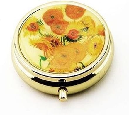 Pillendoosje, Zonnebloemen, Van Gogh