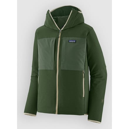 Patagonia R2 Techface Hoody Jas groen
