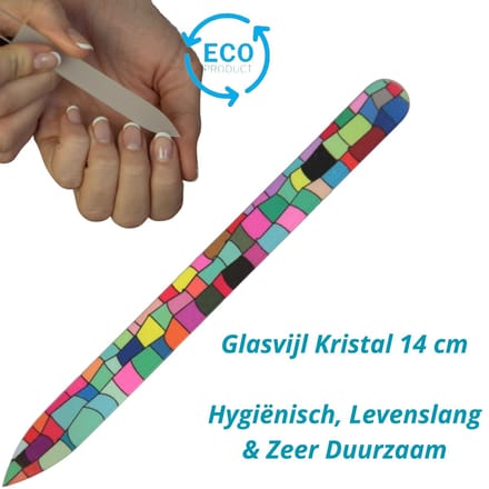 MILANO Nagelvijl - Glasvijl - Colorblocks - Levenslang mee - 5143