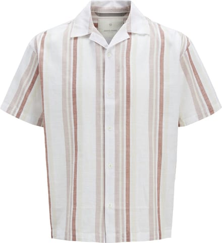 JACK&JONES - JPRCCSUMMER STRIPE RESORT S/S SHIRT SN - Heren - Overhemden