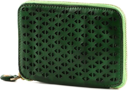 CAMPOMAGGI Leren Portemonnee Wallet Prato Groene