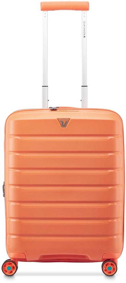 Roncato B-Flying Expandable Trolley 55 spot apricot orange