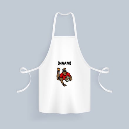 Akyol - rugby met eigen naam Keukenschort - Rugby - rugbyer - sport - 82 bij 71 cm