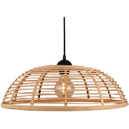 Brilliant Hanglamp Crosstown, bamboe kap licht, Ø 56 cm