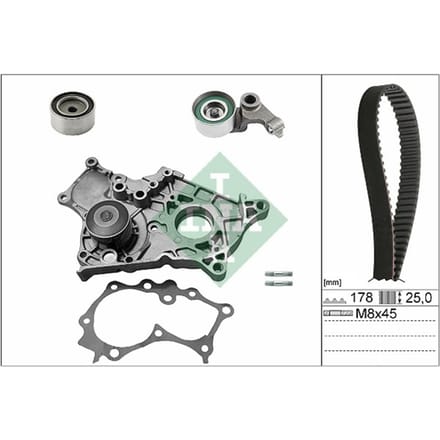 Schaeffler Ina Waterpomp+distributieriem set INA 530 0422 30