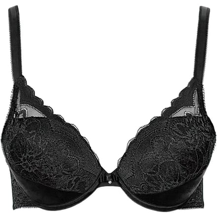 Zwarte push-up bh Lisca Evelyn met beugel - Zwart - Maat - 90A