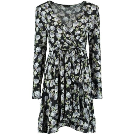 Colourful Rebel Mini jurken 9028 ziggy flower mini wrap