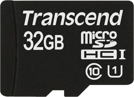 Transcend Premium microSDHC-kaart 32 GB Class 10, UHS-I