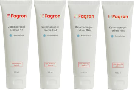 Fagron Cetomacrogol FNA Creme - 4x100ml voordeelverpakking