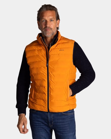 Bodywarmer effen oranje New Zealand normale fit