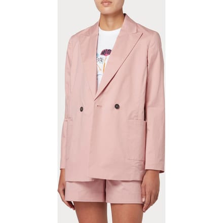 Paul Smith Buggy Lined Jacket Powder Pink Taglia: 42 | Blazers Outlet | Donna | Rosa