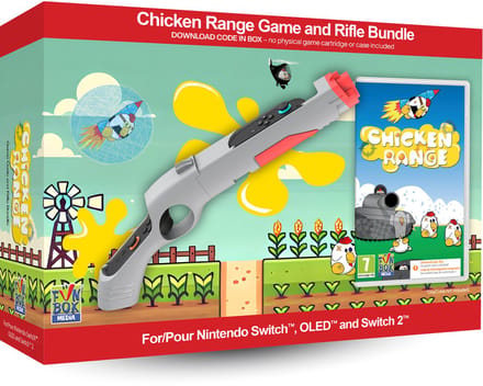 Chicken Range Game with Rifle Bundle (Code in a Box) - Nintendo Switch 2 - Schieten