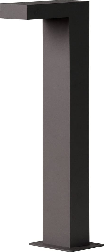 Lucide TEXAS - Sokkellamp - LED - 1x8W 3000K - IP54 - Antraciet