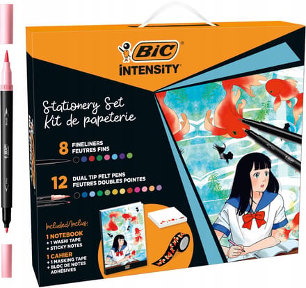 BIC Manga Intensity Dual Set: 20 Tekenpennen & Fineliners