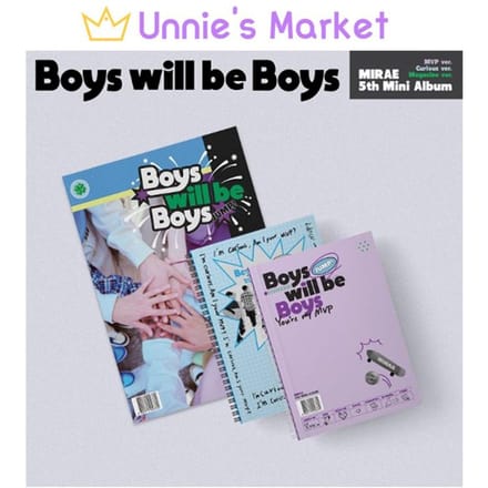 MIRAE 5e mini-album 'Boys will be Boys' Random Ver