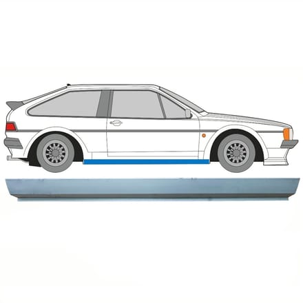 Reparatie dorpel voor Volkswagen Scirocco 1981-1992 / Links = Rechts