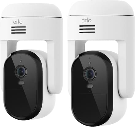 Arlo Essential3 HD PTZ beveiligingscamera voor buiten, 2-Cam