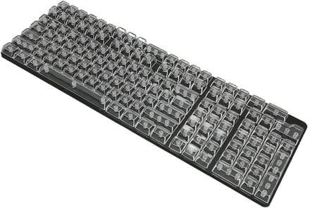 Dailygoody - Vervangende Keycaps - Transparant Pc Keycap Set - Hoogte